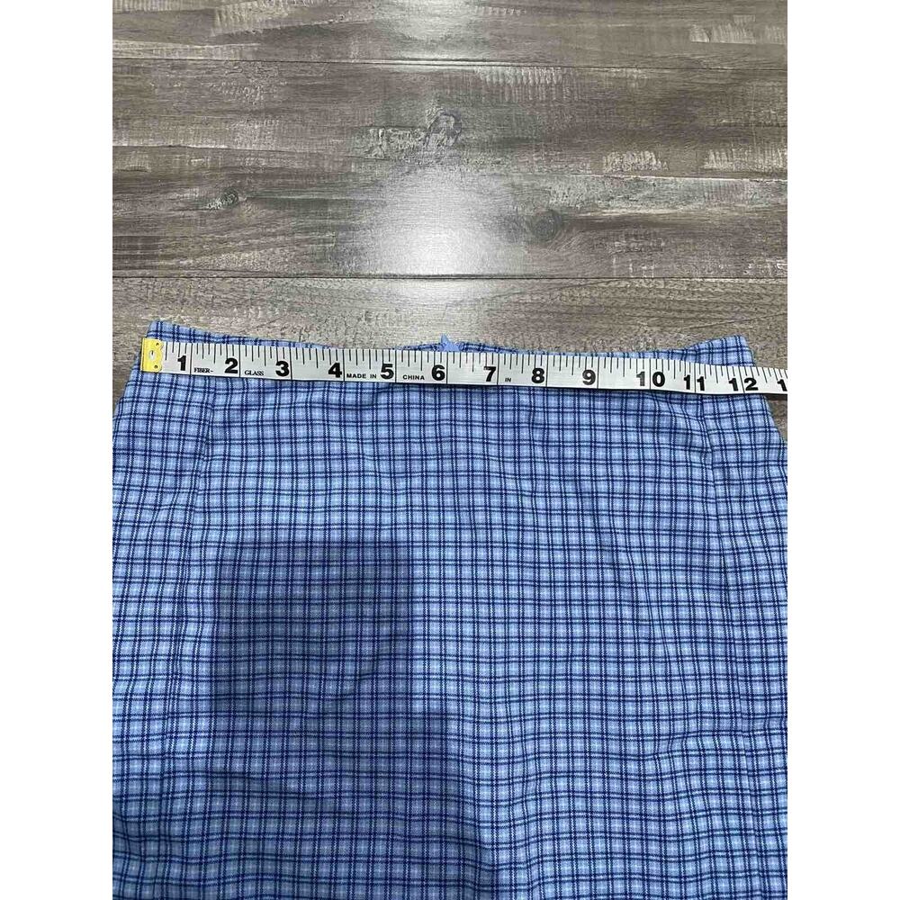 BRANDY MELVILLE Womens Y2K Ocean Blue Plaid Cara Skirt Size 34 A001748 - Picture 6 of 7